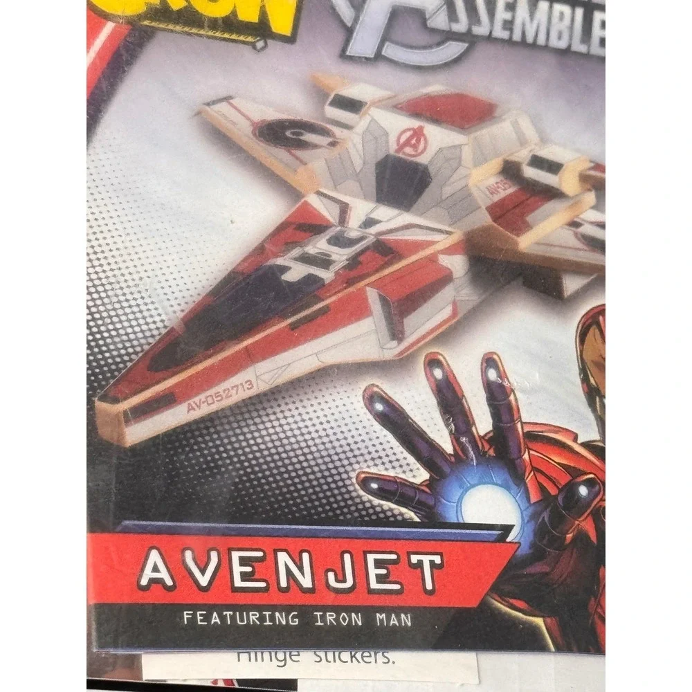 Lowe's Build and Grow Marvel Avengers Assemble Avenjet Iron Man Wood Craft Kit‎